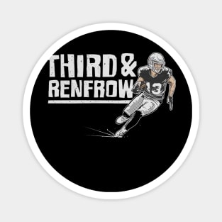 Hunter Renfrow Third And Renfrow Magnet